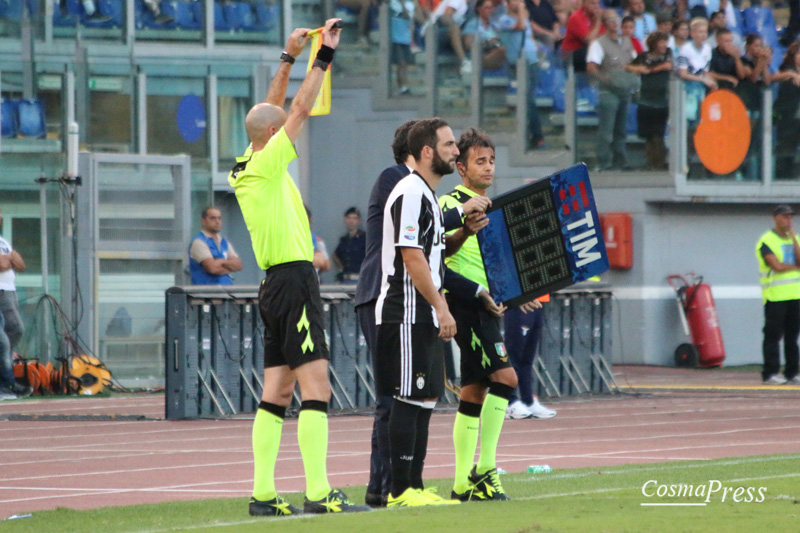 SerieA. Lazio-Juventus 0-1 , entra Higuain segna Khedira. [Foto Cosimo Martemucci]