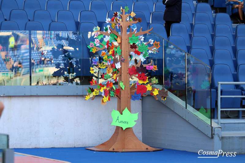 Festa della Famiglia AS Roma - L'albero dei bambini [Foto Martemucci]