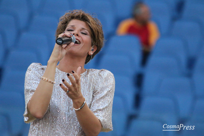 Alessandra Amoroso canta all' Olimpico  [Foto Martemucci]