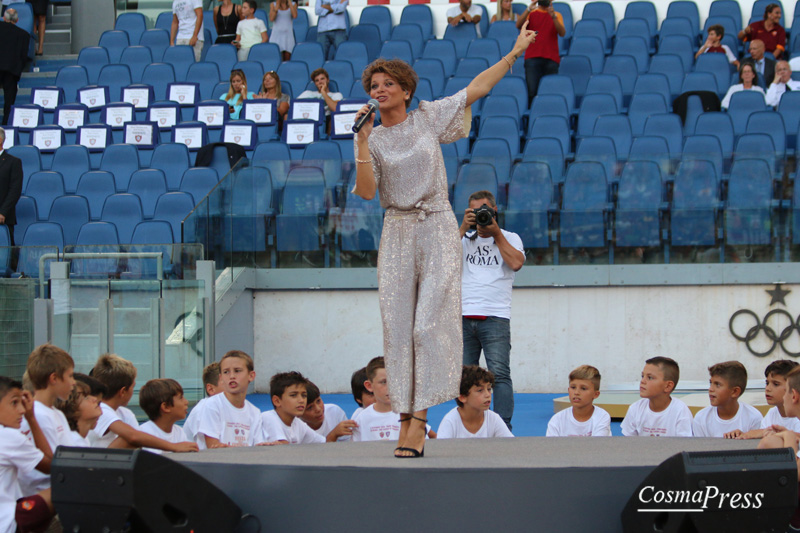 Alessandra Amoroso canta all' Olimpico  [Foto Martemucci]