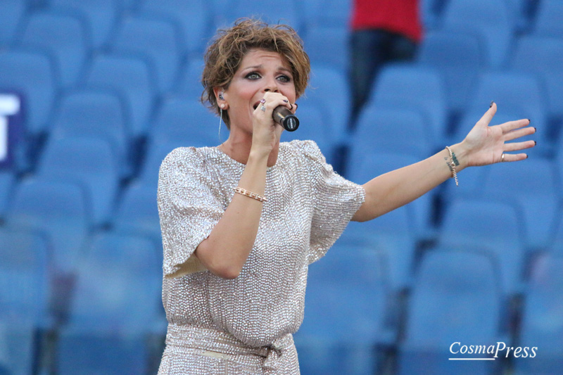 Alessandra Amoroso canta all' Olimpico  [Foto Martemucci]