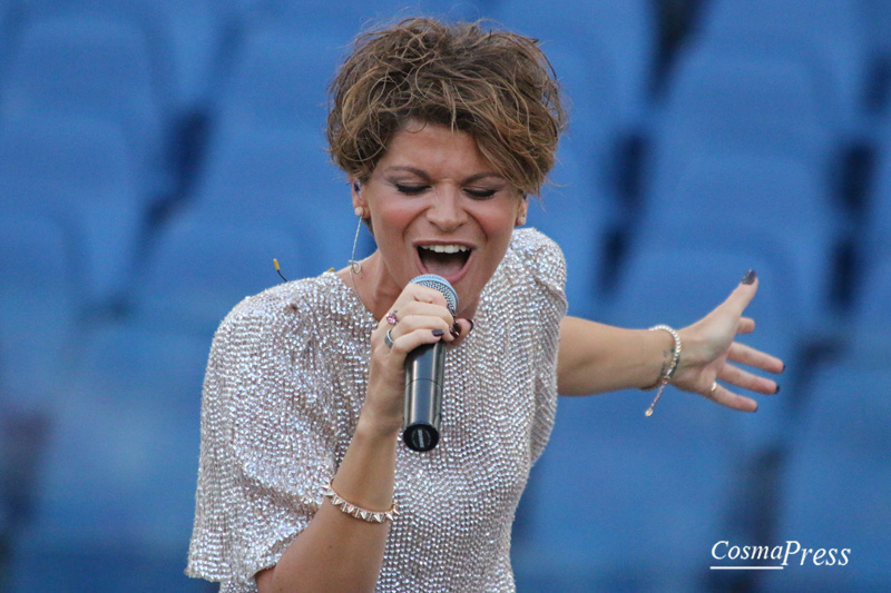 Alessandra Amoroso canta all' Olimpico  [Foto Martemucci]