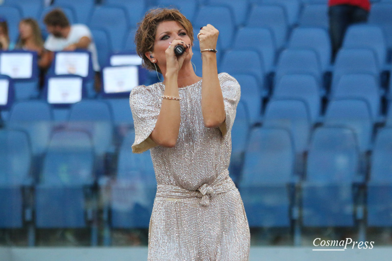 Alessandra Amoroso canta all' Olimpico  [Foto Martemucci]