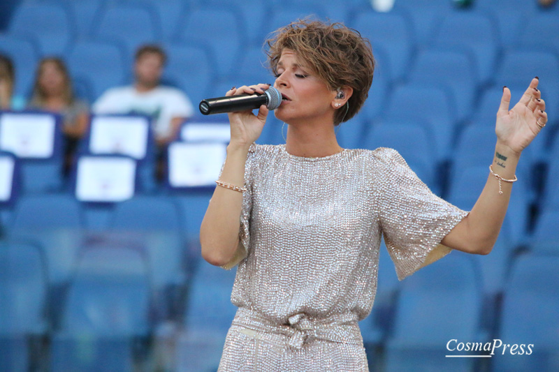 Alessandra Amoroso canta all' Olimpico  [Foto Martemucci]