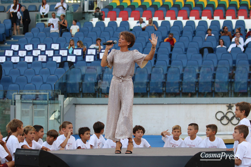 Alessandra Amoroso canta all' Olimpico  [Foto Martemucci]