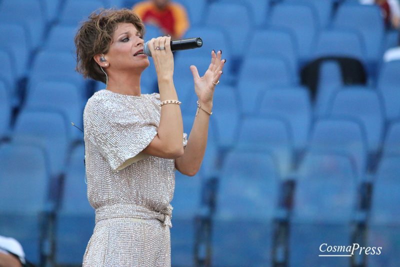 Alessandra Amoroso canta all' Olimpico  [Foto Martemucci]