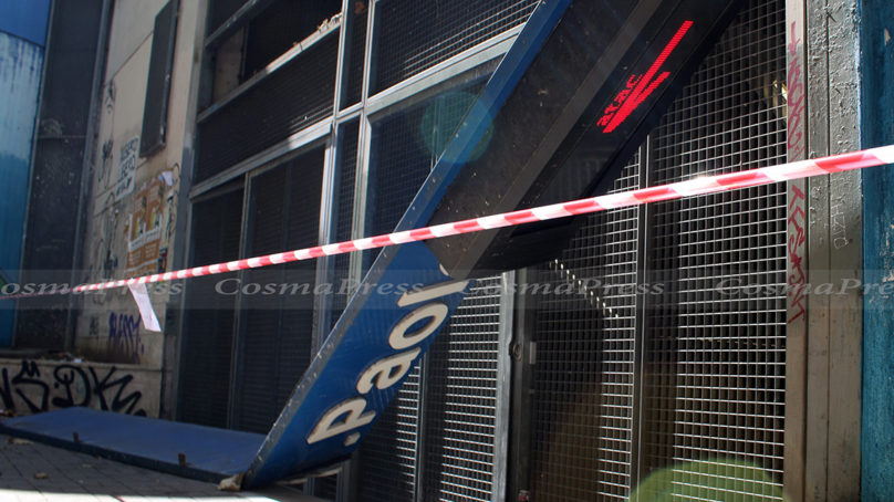 Roma – Cade l’insegna Metro Basilica San Paolo, solo tanta paura.