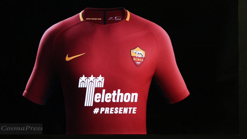 Roma-Cagliari: i giallorossi scenderanno in campo con la maglia Telethon