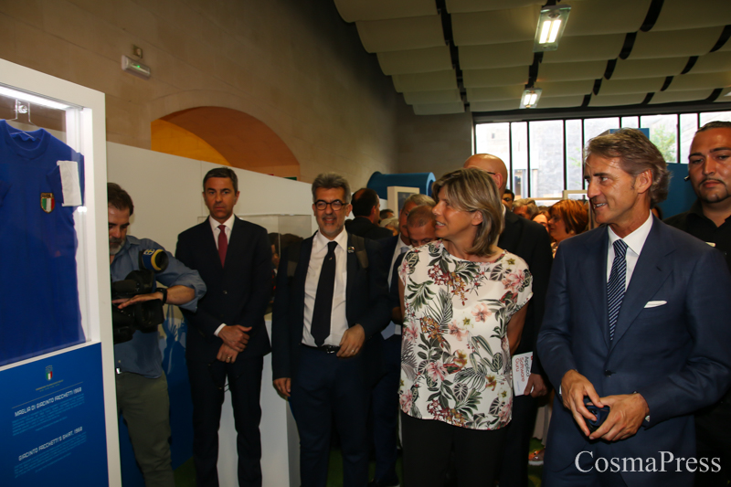 Matera 2019 e FIGC insieme: Roberto Mancini e Milena Bertolini inaugurano la mostra sui 120 anni della Federazione Italiana Giuoco Calcio