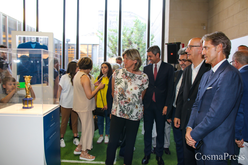 Matera 2019 e FIGC insieme: Roberto Mancini e Milena Bertolini inaugurano la mostra sui 120 anni della Federazione Italiana Giuoco Calcio