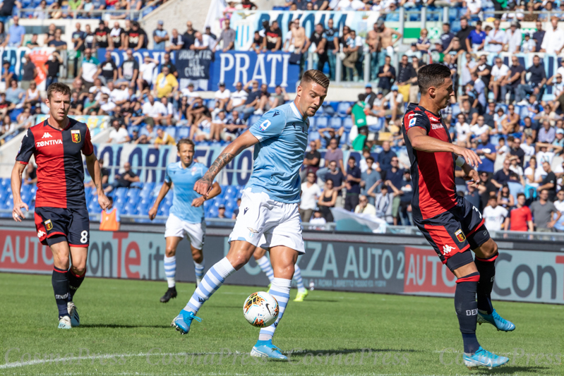 Lazio Vs Genoa in Rome, Italy