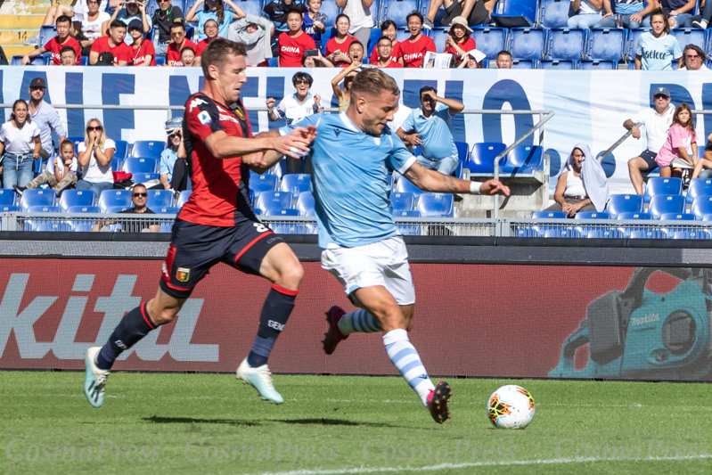 Lazio Vs Genoa in Rome, Italy