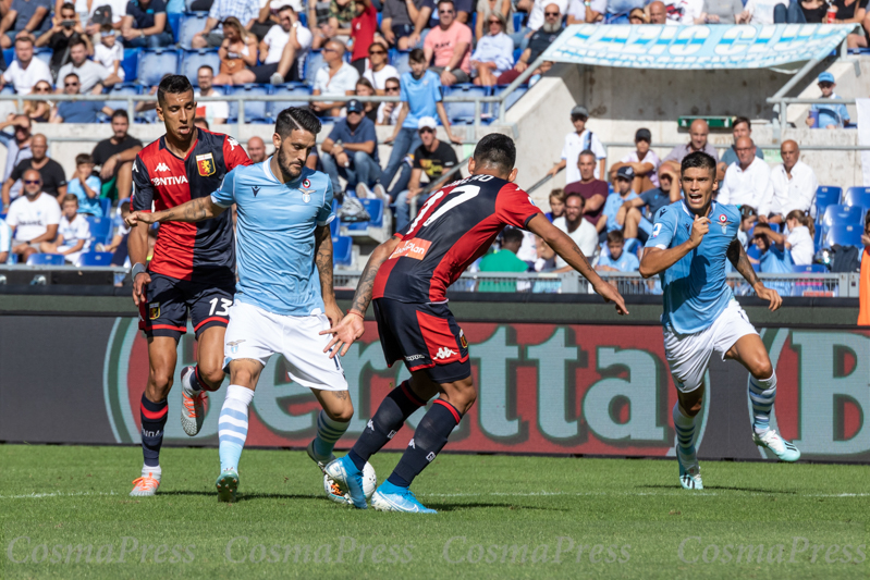 Lazio Vs Genoa in Rome, Italy