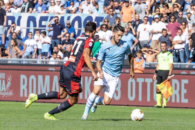 Lazio Vs Genoa in Rome, Italy