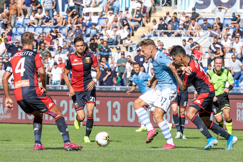 Lazio Vs Genoa in Rome, Italy