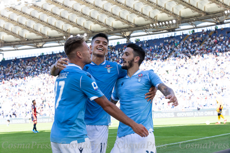 Lazio Vs Genoa in Rome, Italy