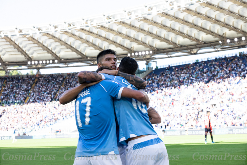 Lazio Vs Genoa in Rome, Italy