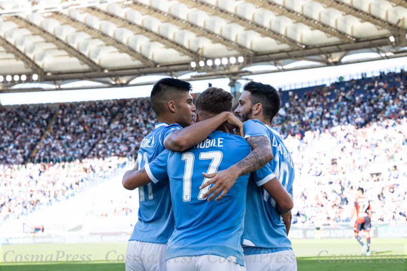 Lazio Vs Genoa in Rome, Italy