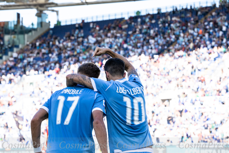 Lazio Vs Genoa in Rome, Italy