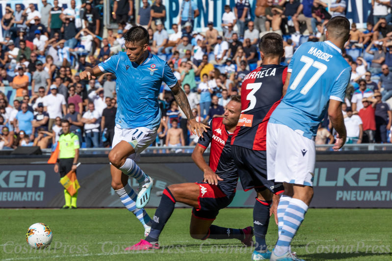 Lazio Vs Genoa in Rome, Italy