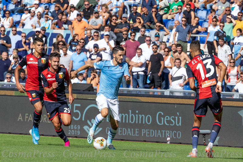 Lazio Vs Genoa in Rome, Italy