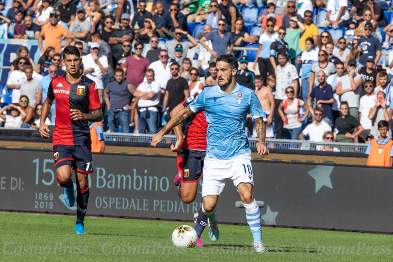 Lazio Vs Genoa in Rome, Italy