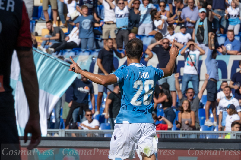 Lazio Vs Genoa in Rome, Italy