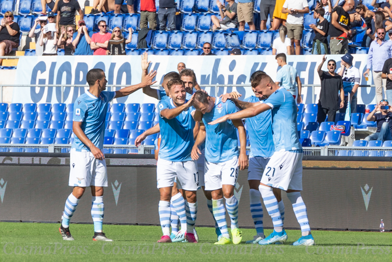 Lazio Vs Genoa in Rome, Italy