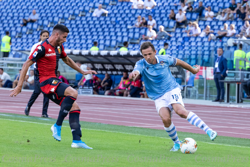 Lazio Vs Genoa in Rome, Italy