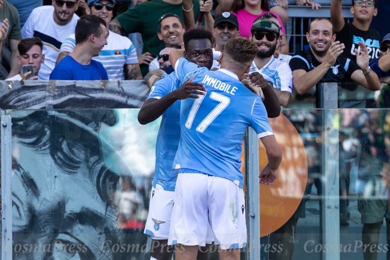 Lazio Vs Genoa in Rome, Italy