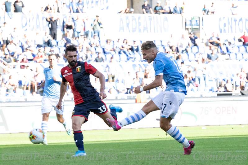 Lazio Vs Genoa in Rome, Italy