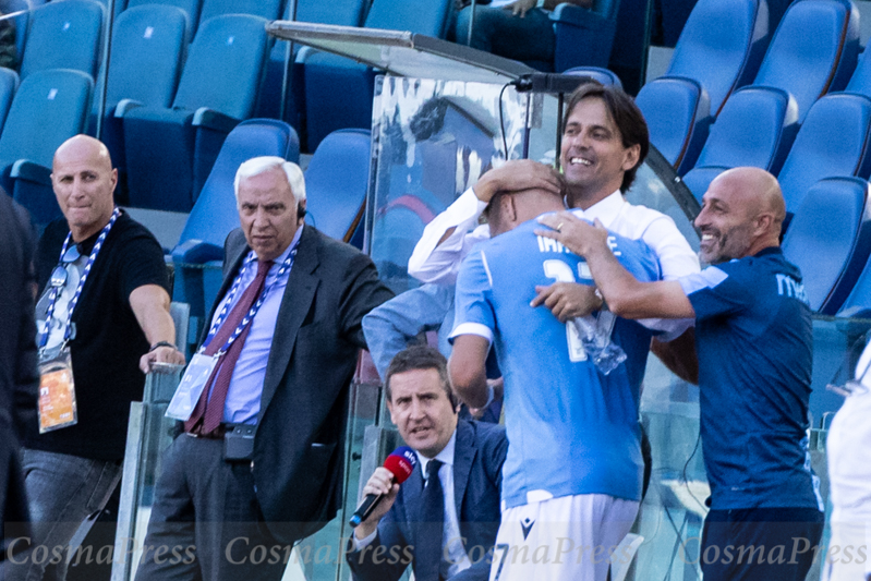 Lazio Vs Genoa in Rome, Italy