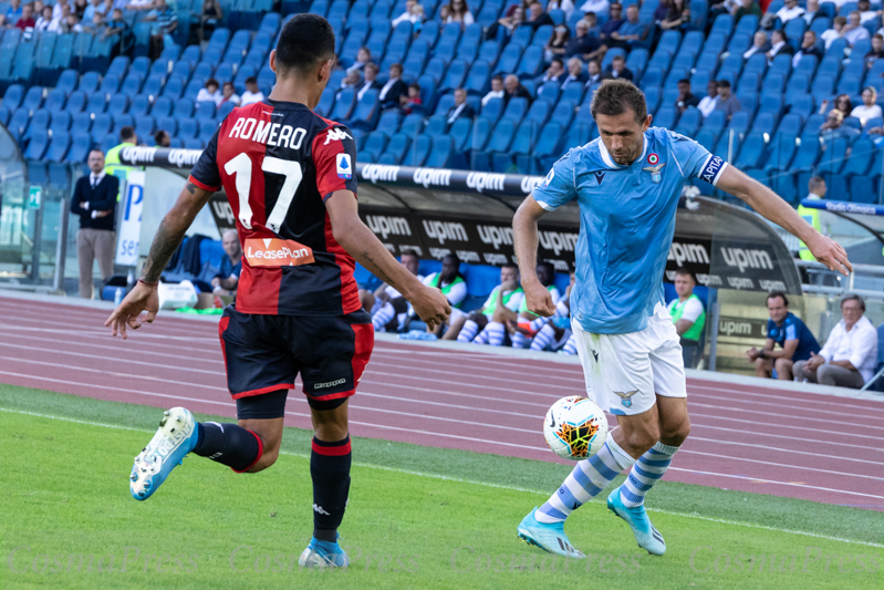 Lazio Vs Genoa in Rome, Italy