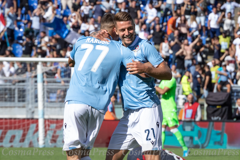 Lazio Vs Genoa in Rome, Italy