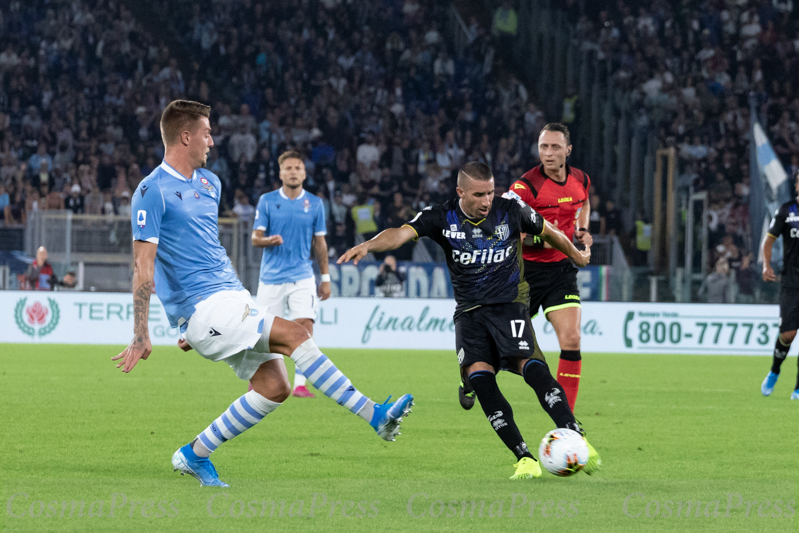 Lazio vs Parma in Rome, Italy