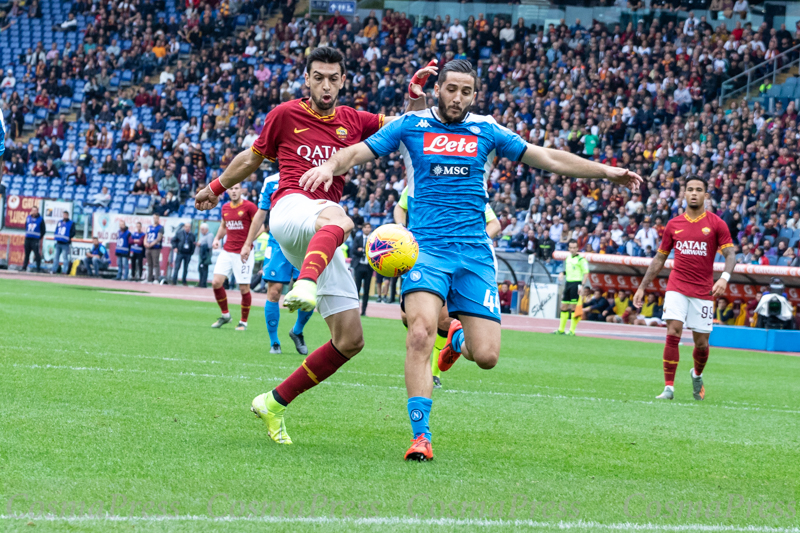 AS Roma Vs SSC Napoli in Rome, Italy